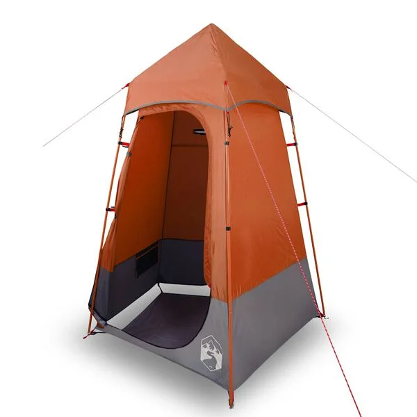 vidaXL Tente de toilette orange imperméable