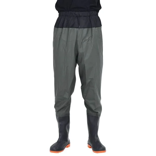 vidaXL Cuissardes avec bottes vert foncé taille 39