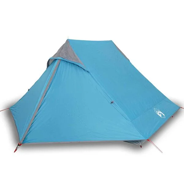 vidaXL Tente de camping 2 personnes bleu imperméable