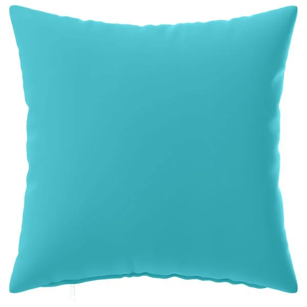 vidaXL Housse de coussin 2 pcs HEERLEN Turquoise 35 x 35 cm Polyester
