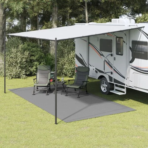 vidaXL Tapis de tente anthracite 5x2, 5 m