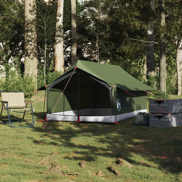 vidaXL Tente de camping 2 personnes vert olive imperméable