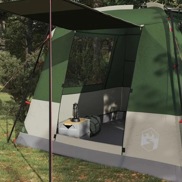 vidaXL Tente de fête 10 personne Vert