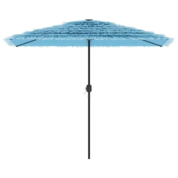 vidaXL Parasol de jardin avec mât en acier bleu 300x200x250 cm
