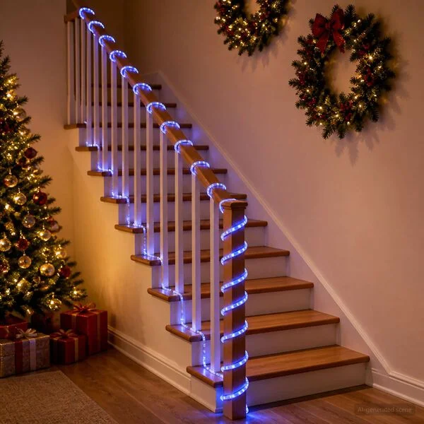 vidaXL Cordon lumineux LED de Noël 480 LED Bleu 20 m
