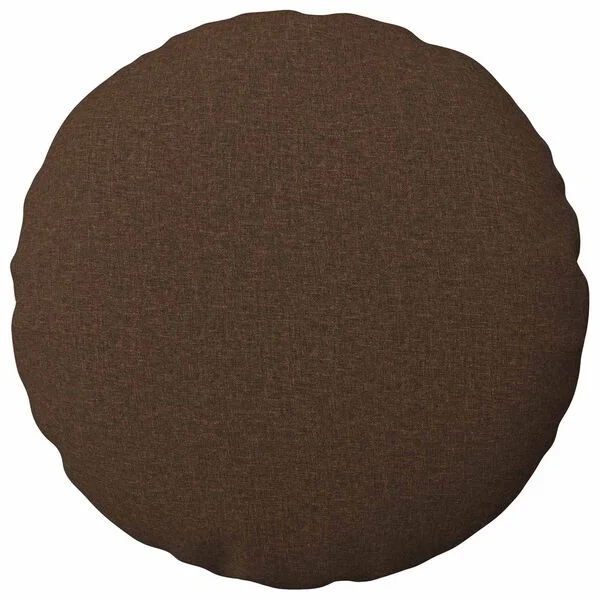 vidaXL Housse de coussin 6 pc HEERLEN Marron Ø 30 cm Tissu
