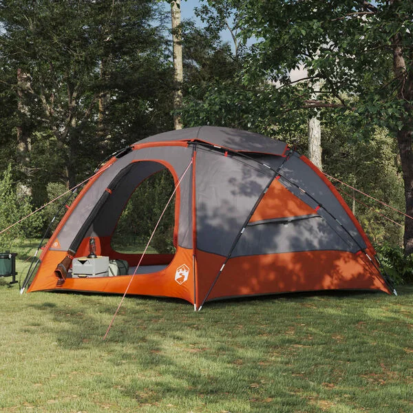 vidaXL Tente en dôme avec housse imperméable amovible 12 personne