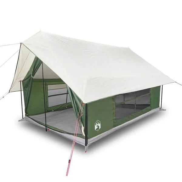 vidaXL Tente de camping 5 personnes vert imperméable