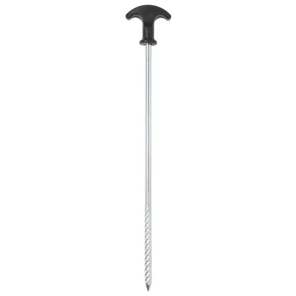 vidaXL Piquets de tente 12 pcs 30 cm Ø7 mm acier galvanisé
