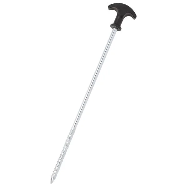vidaXL Piquets de tente 12 pcs 30 cm Ø7 mm acier galvanisé