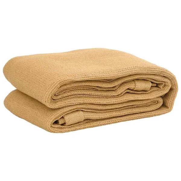 vidaXL Tapis de tente sable 250x500 cm PEHD