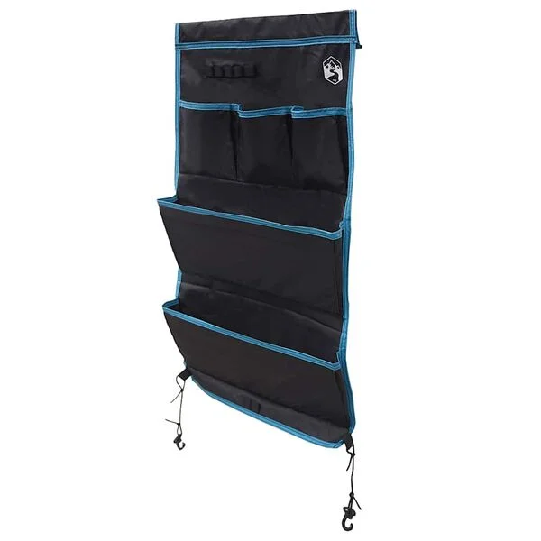 vidaXL Sac de rangement avec stockage Noir et Bleu 91 x 47, 5 cm oxford