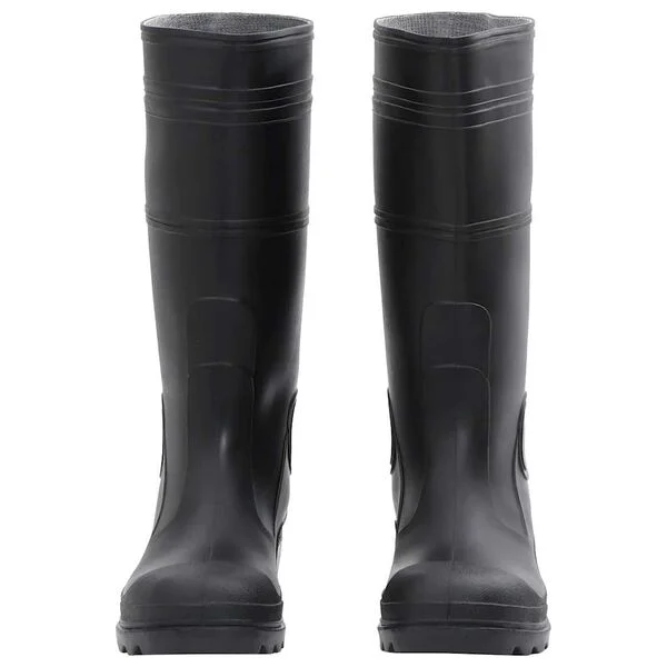 vidaXL Bottes de pluie noir taille 42 PVC