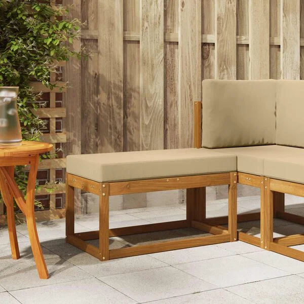 vidaXL Banc de Jardin Bois d'Acacia Massif Naturel