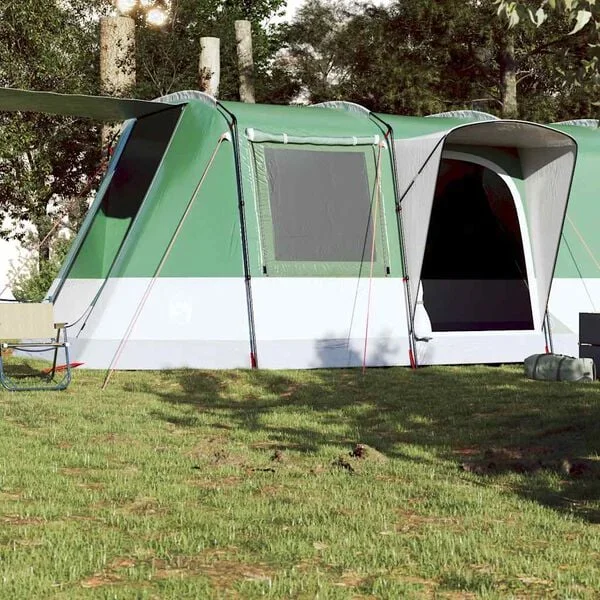 vidaXL Tente de camping tunnel 4 personnes vert imperméable