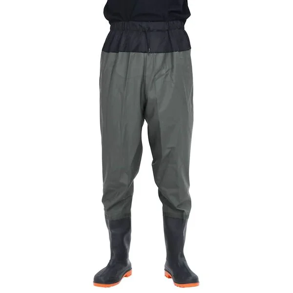vidaXL Cuissardes avec bottes vert foncé taille 42