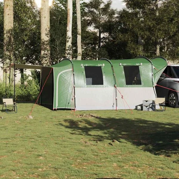 vidaXL Tente de voiture 4 personnes vert imperméable