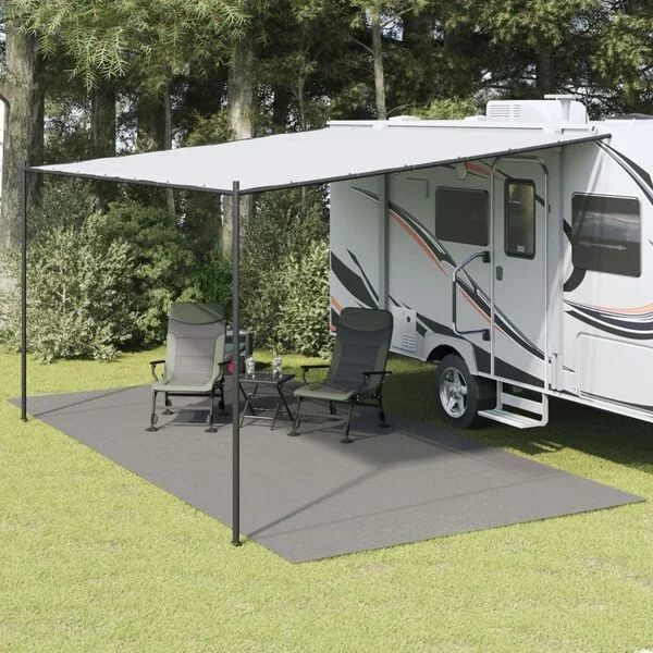 vidaXL Tapis de tente anthracite 6x3 m