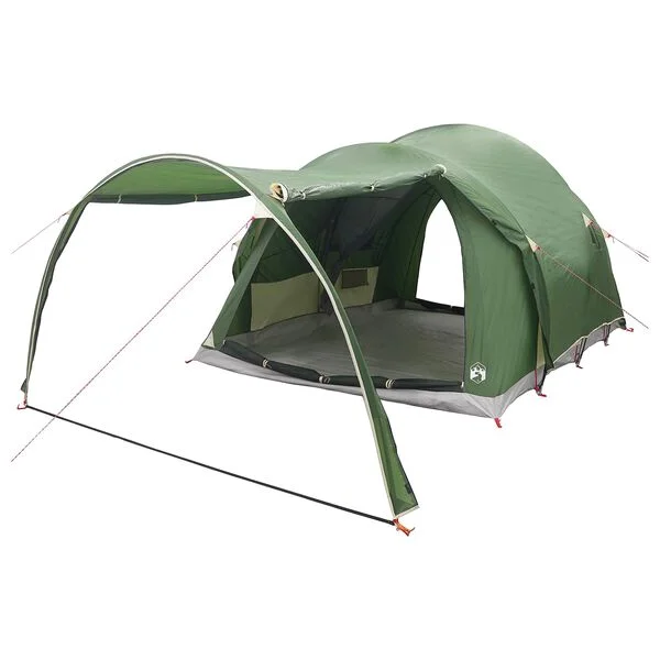 vidaXL Tente tunnel Vert 6 personnes Polyester et Acier