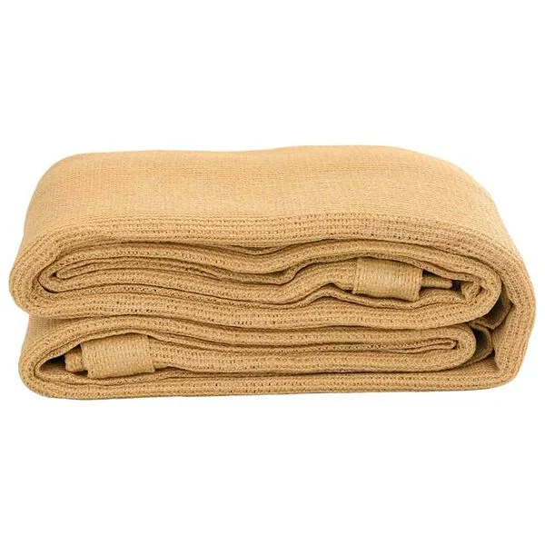 vidaXL Tapis de tente sable 250x500 cm PEHD