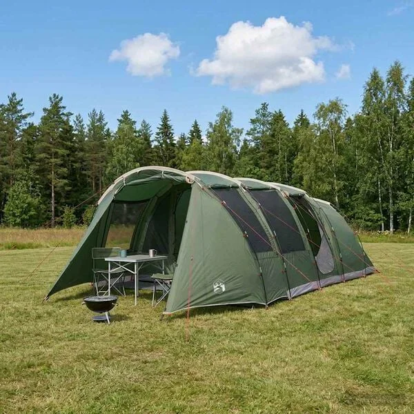 vidaXL Tente tunnel Vert 675 x 392 x 210 cm