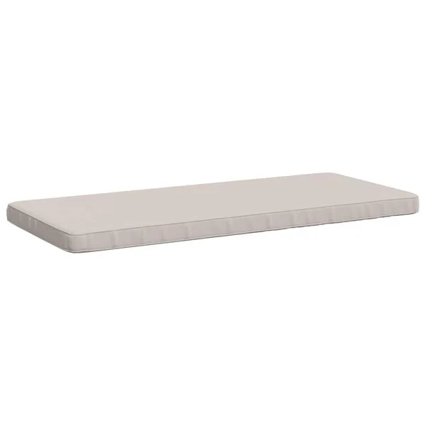 vidaXL Coussin de banc 1 pièce VUGHT 100 % polyester Blanc